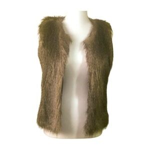 COSTA BLANCA Faux Fur Vest-Size Small/P